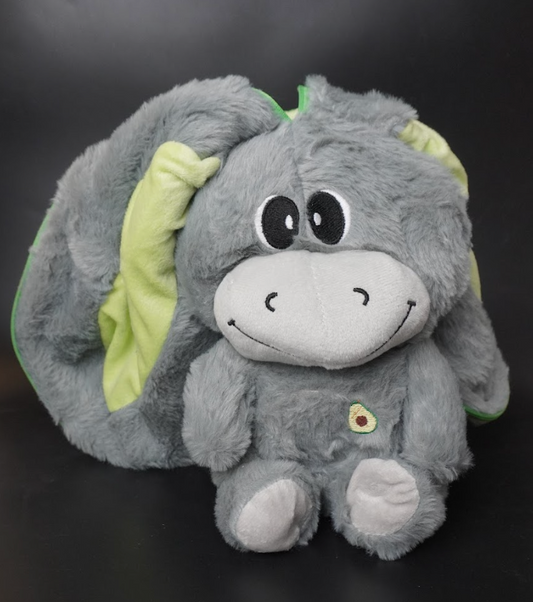 Peluche Burro Relajante 25cm Respira Luz Sonido Ecuador