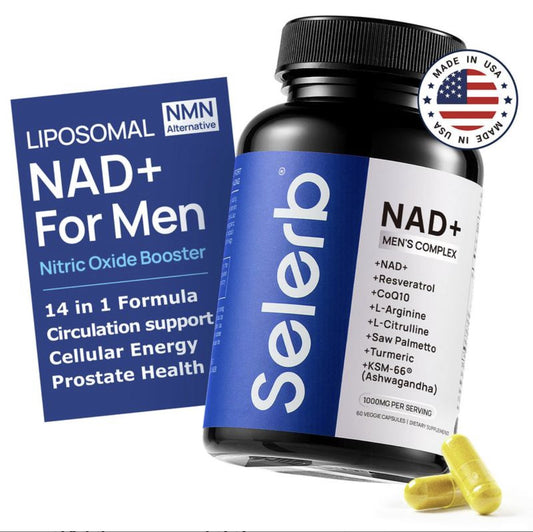 Selerb NAD+ Men's Complex - Suplemento de Energía Celular