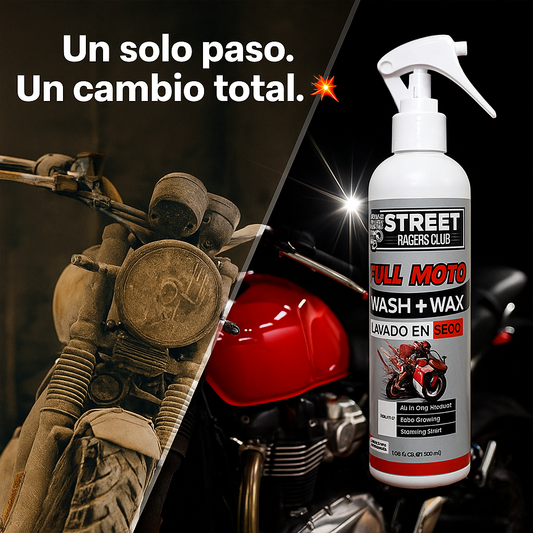 Full Moto Wash + Wax - 250 ml