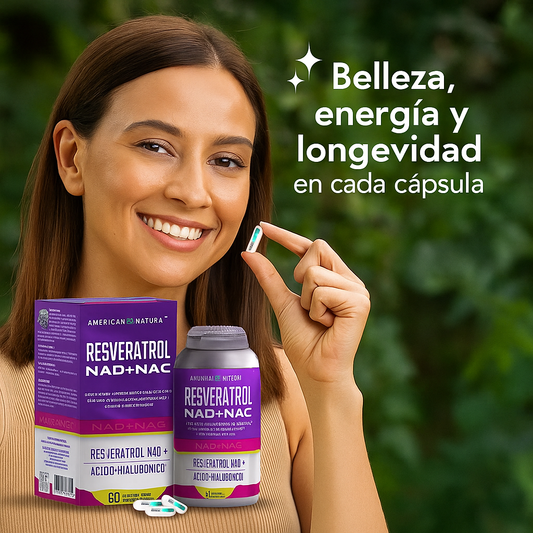 Resveratrol NAD+NAC - 60 Cápsulas