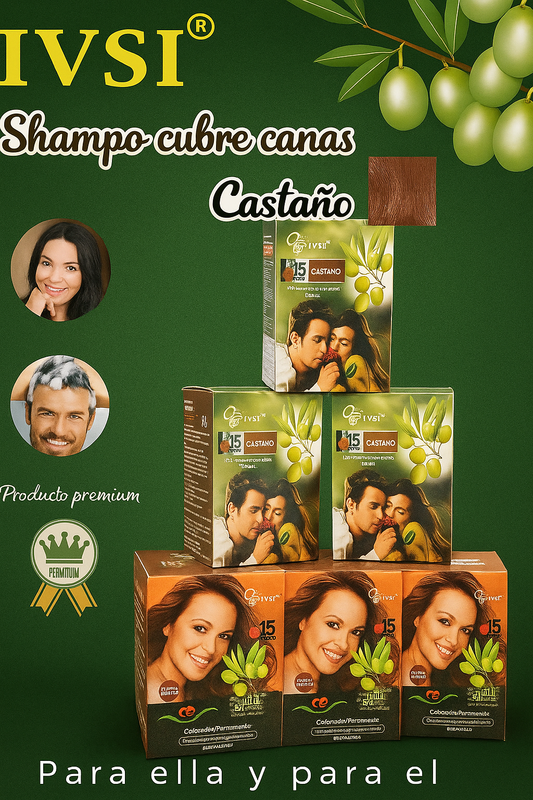 Shampoo Cubre Canas IVSI en Sachet x10
