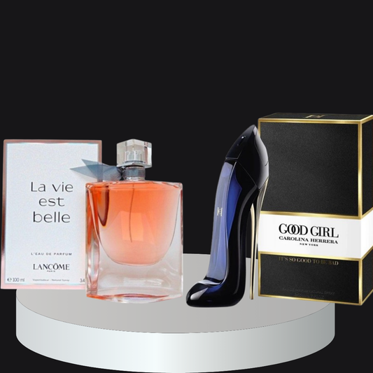 Perfumes La Vida es Bella y Good Girl