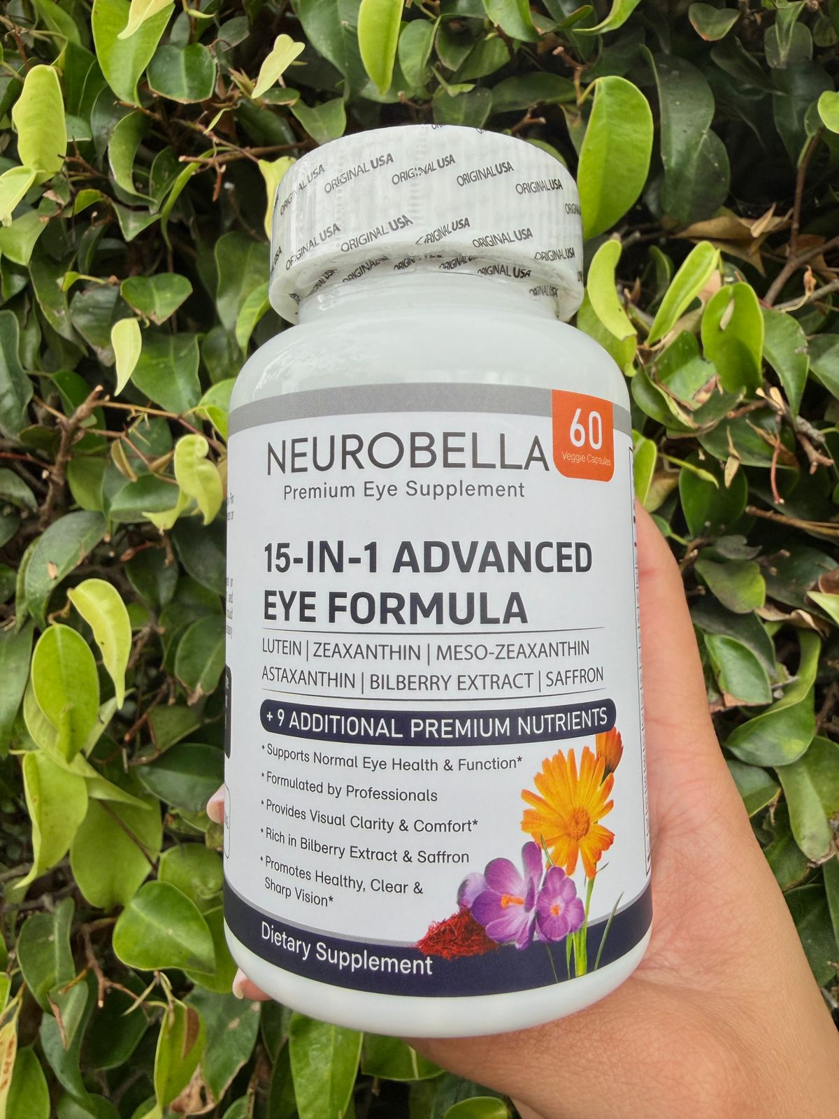 Neurobella 15 en 1 suplemento para el cuidado de los ojos
