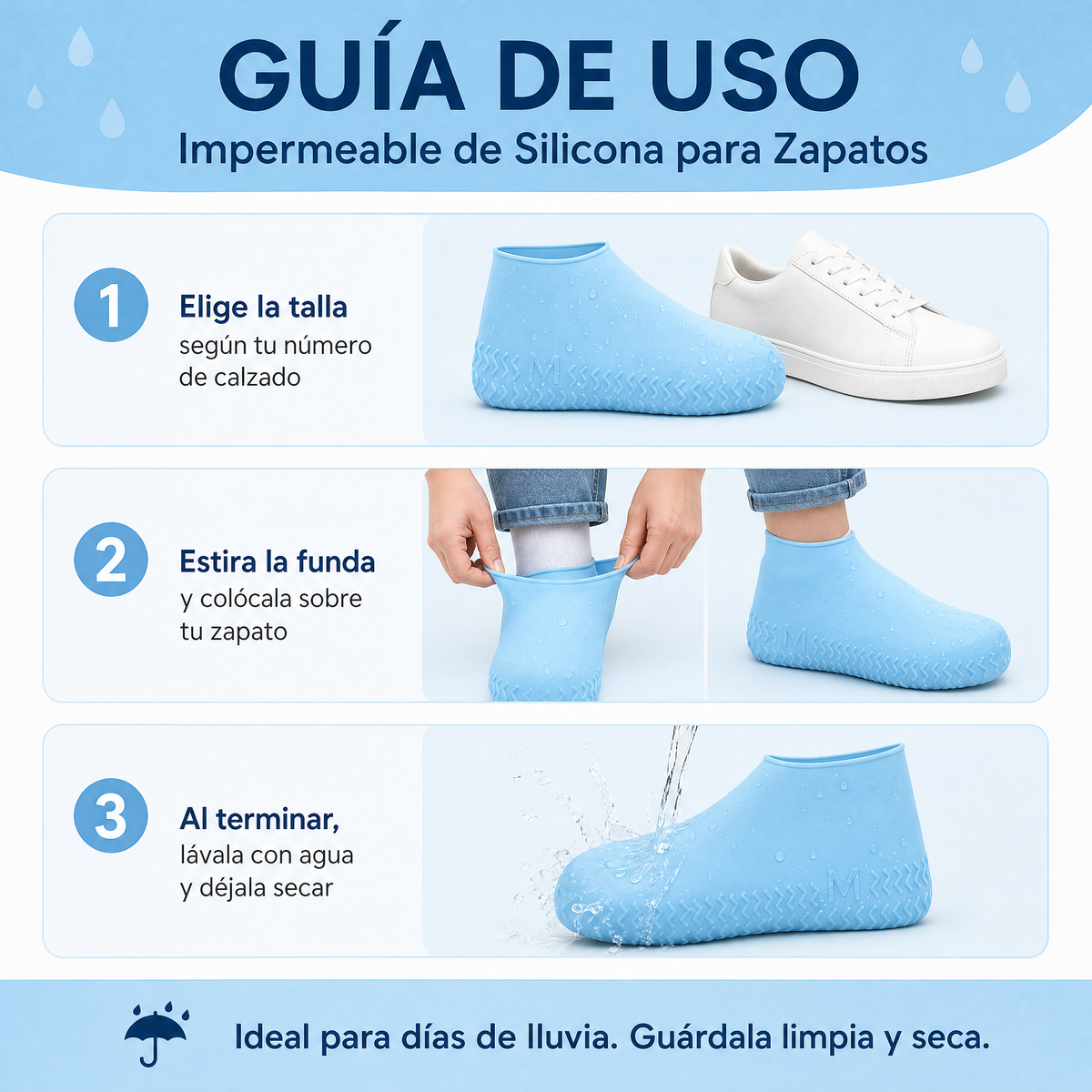 Impermeable de Silicona para Zapatos - Guía de uso 3 pasos Ecuador