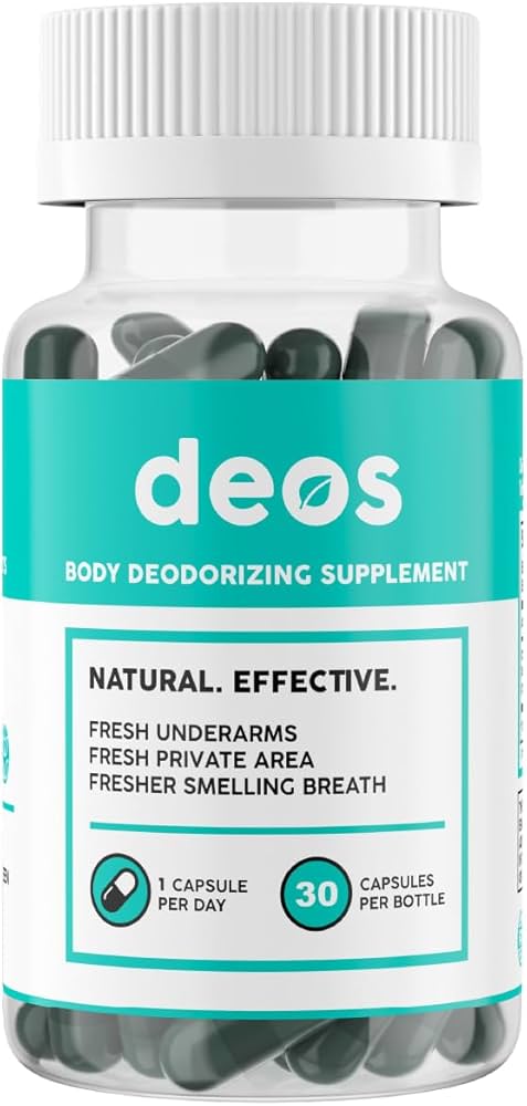 Desodorante Interno DEOS 30 Capsulas Olor Corporal Ecuador