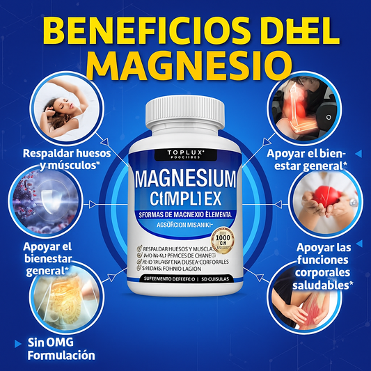 Magnesium Complex Toplux - 60 Cápsulas