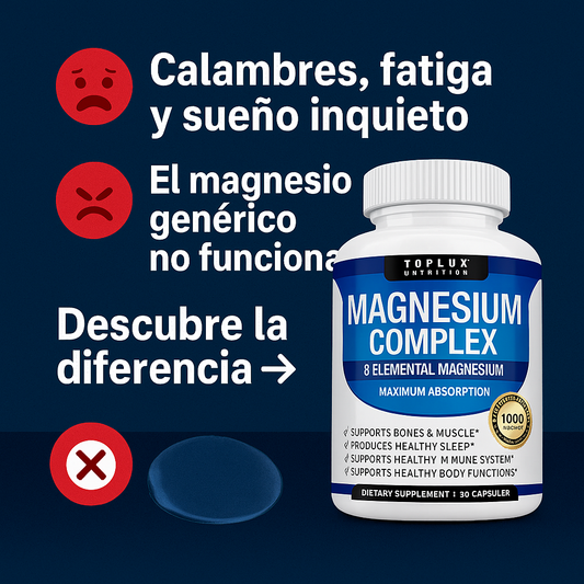 Magnesium Complex Toplux - 60 Cápsulas