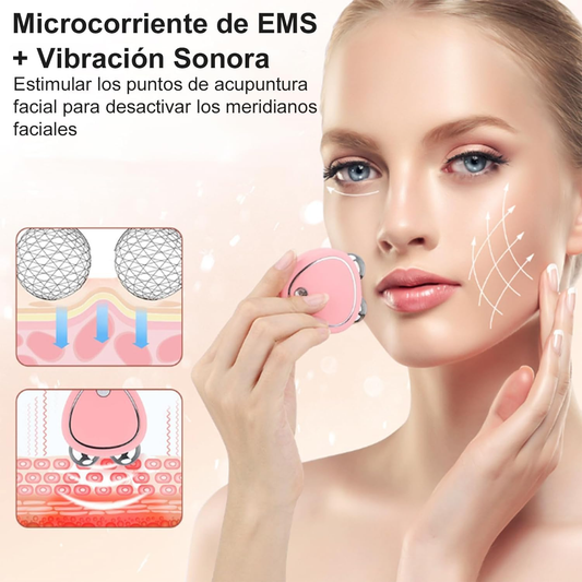 Masajeador facial microcorriente