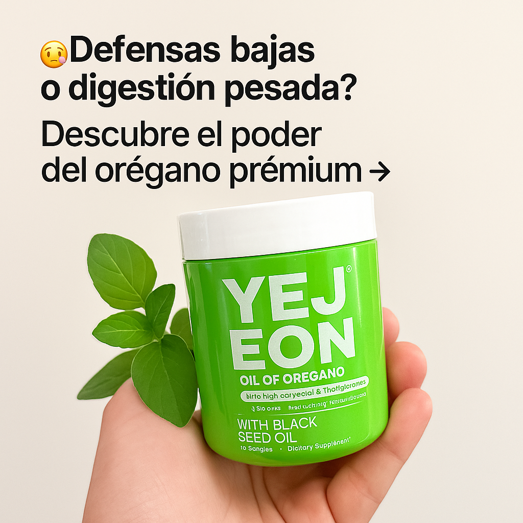 Oregano Oil Yej Eon - 60 Cápsulas