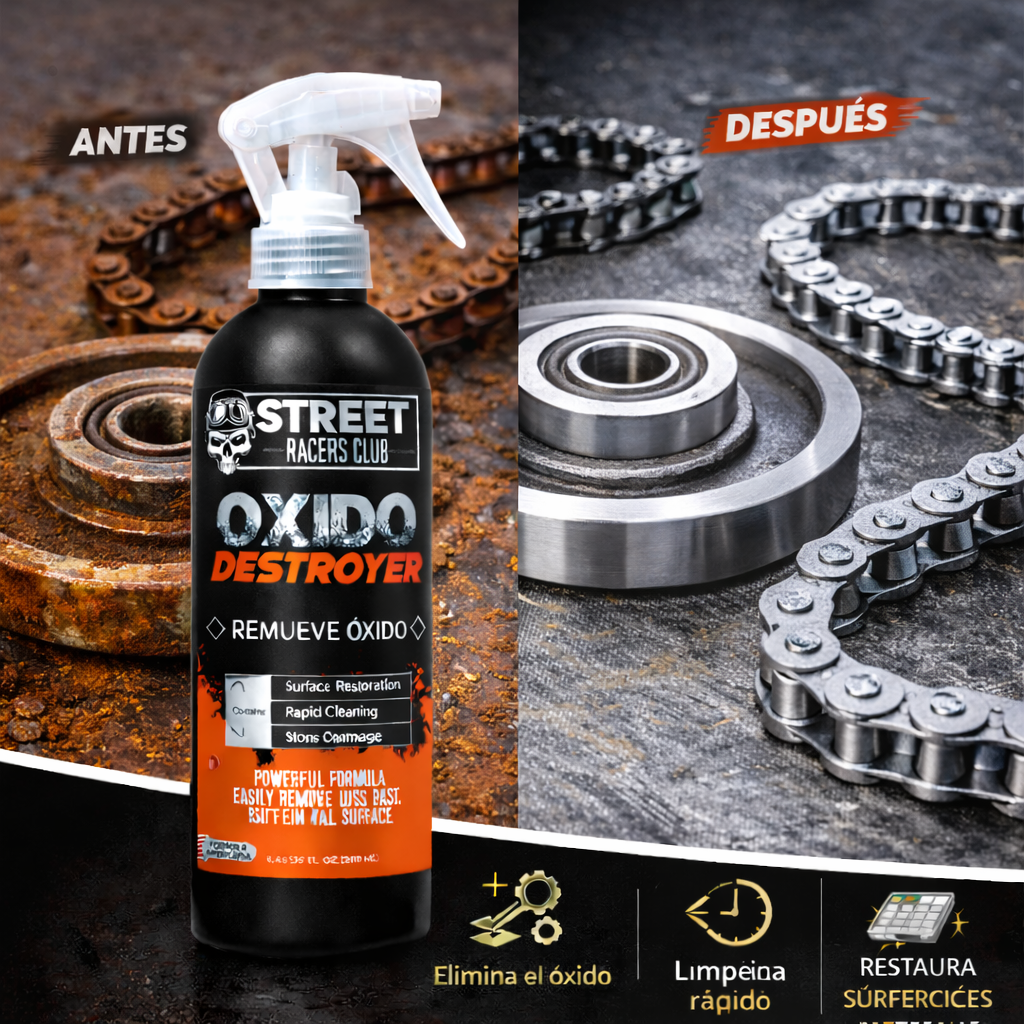 Quita Óxido Destroyer 250ml - Limpiador Metal Profesional