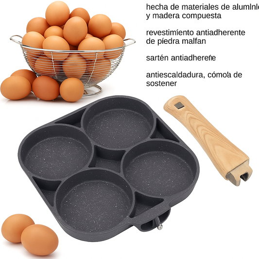 Sartén Antiadherente 4 Secciones
