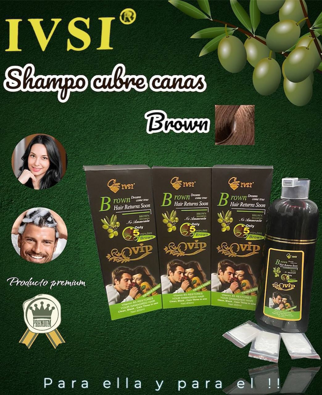 Shampoo Cubre Canas IVSI - 400 ml