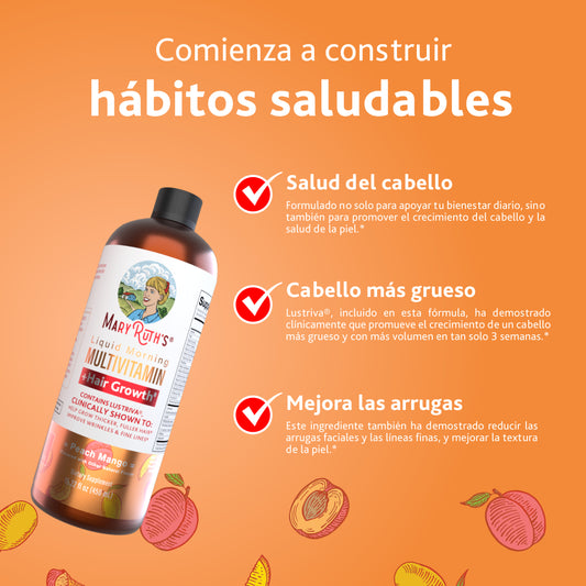 Multivitaminico Mary Ruths Peach Mango - 450 ml