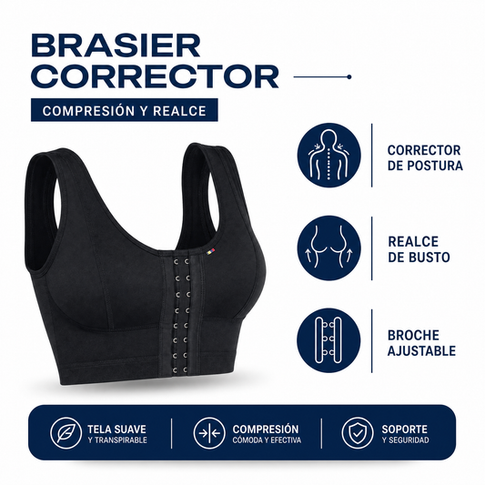 Brasier con Realce 2607 - Beneficios Corrector Postura Realce Busto Ecuador