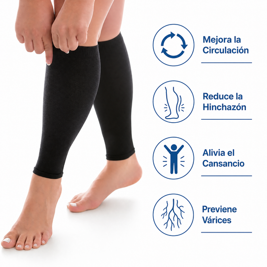 Medias de Compresión 2655 - Beneficios Circulación Hinchazón Várices Ecuador