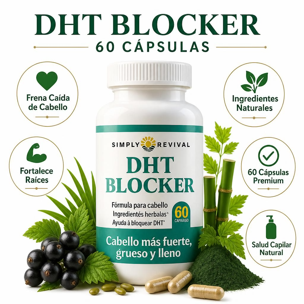 DHT Blocker 60 Cápsulas - Infografía del producto