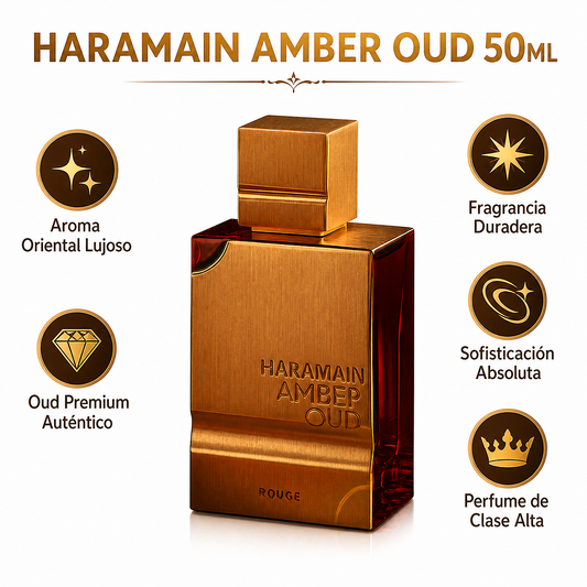 Perfume Haramain Amber Oud 50ml - Oriental Amaderado
