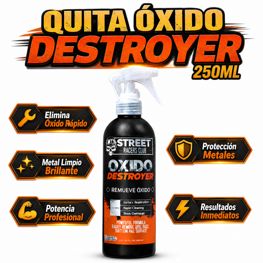 Quita Óxido Destroyer 250ml - Limpiador Metal Profesional