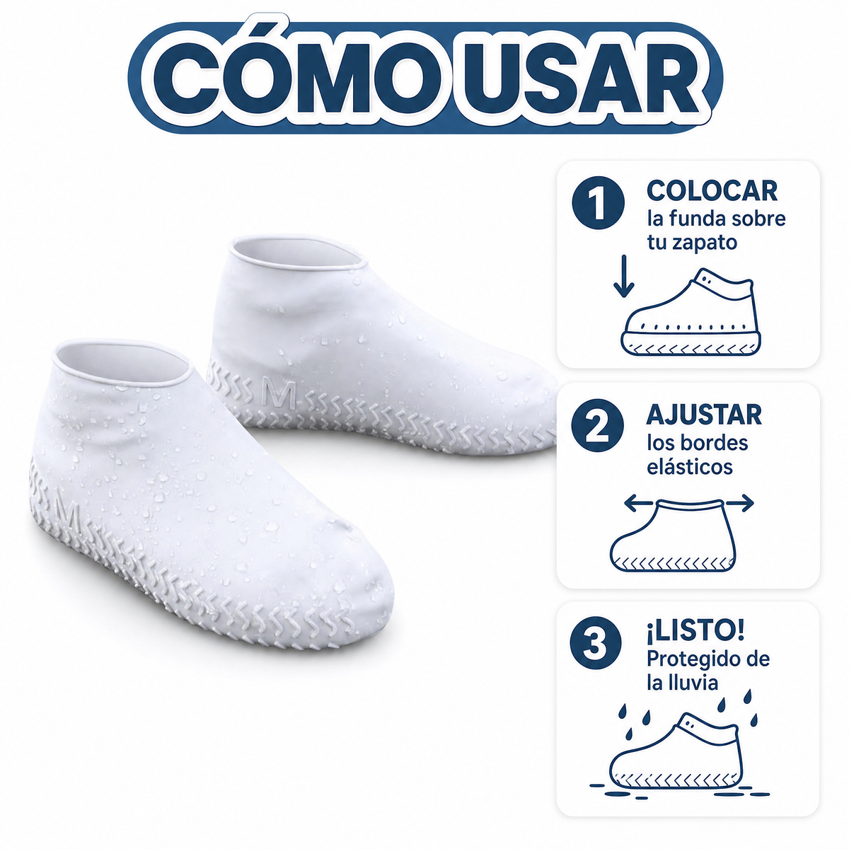 Impermeable de Silicona para Zapatos - Protección Lluvia Premium