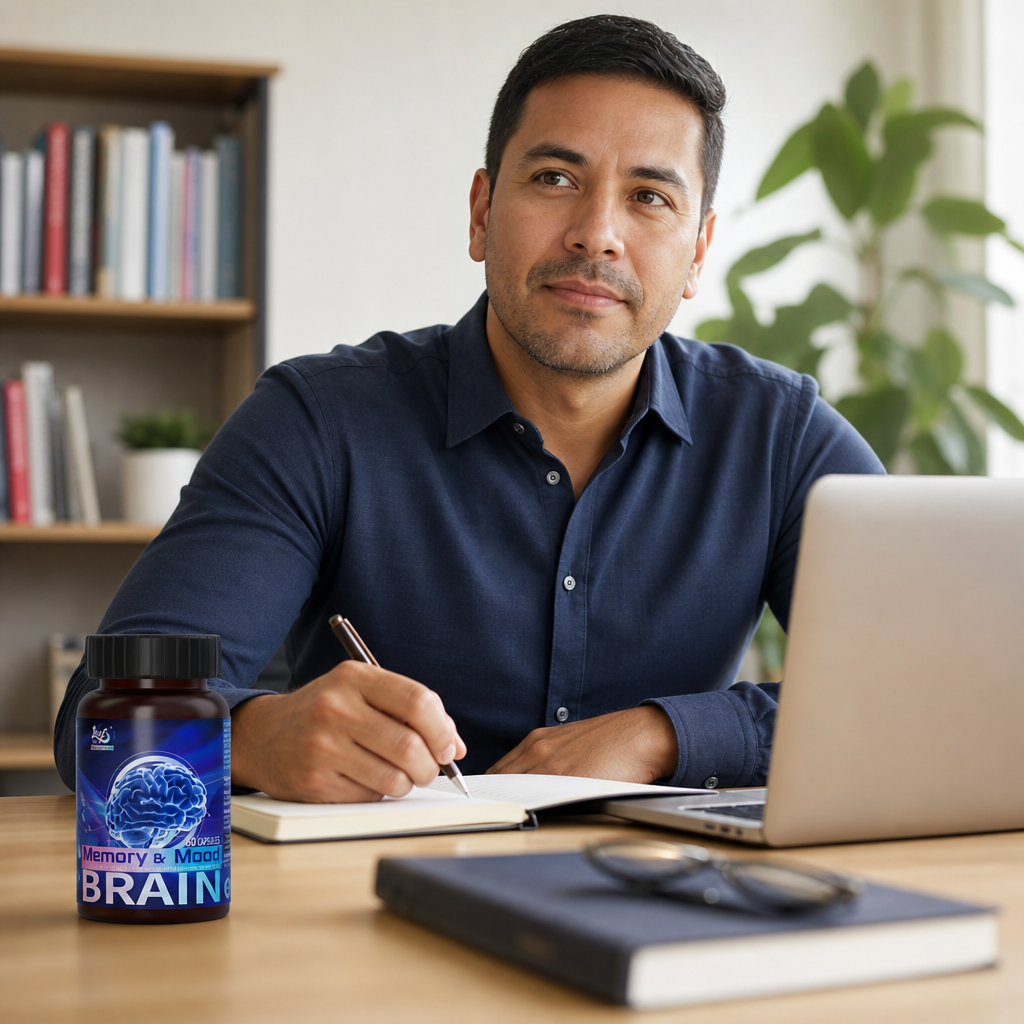 Brain Memory Mood 60 Capsulas - Lifestyle Profesional Concentrado Ecuador