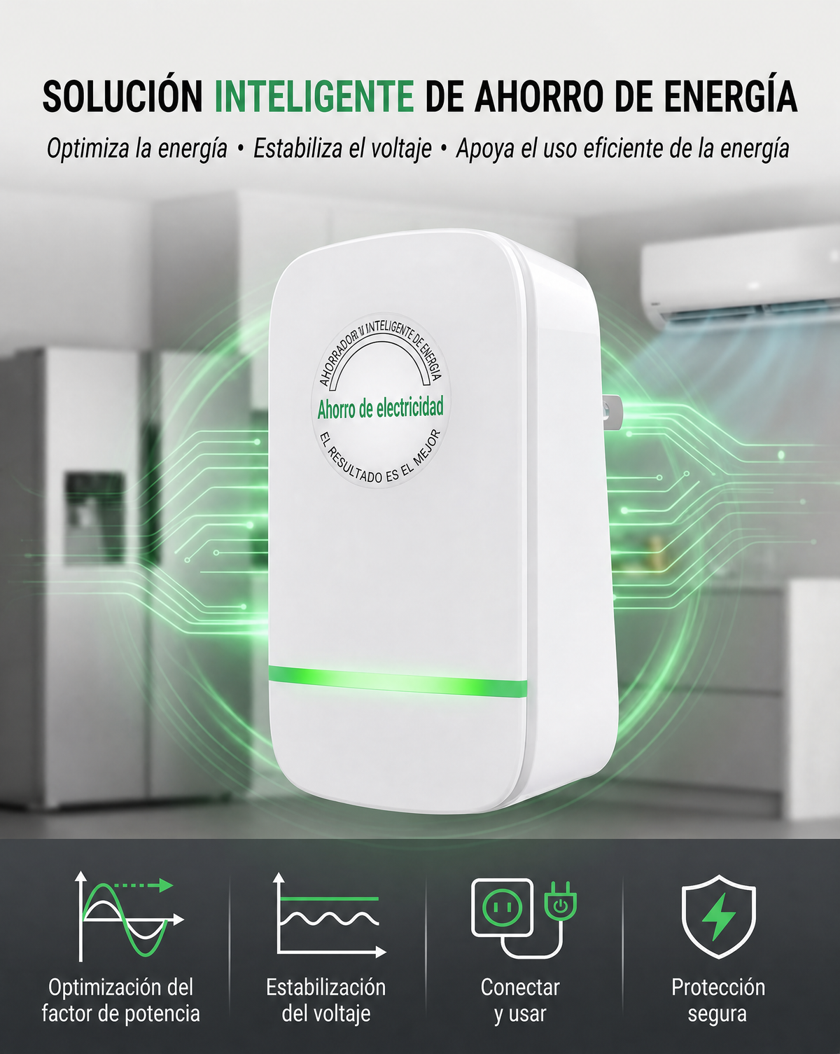 Ahorrador de energía - vista del producto