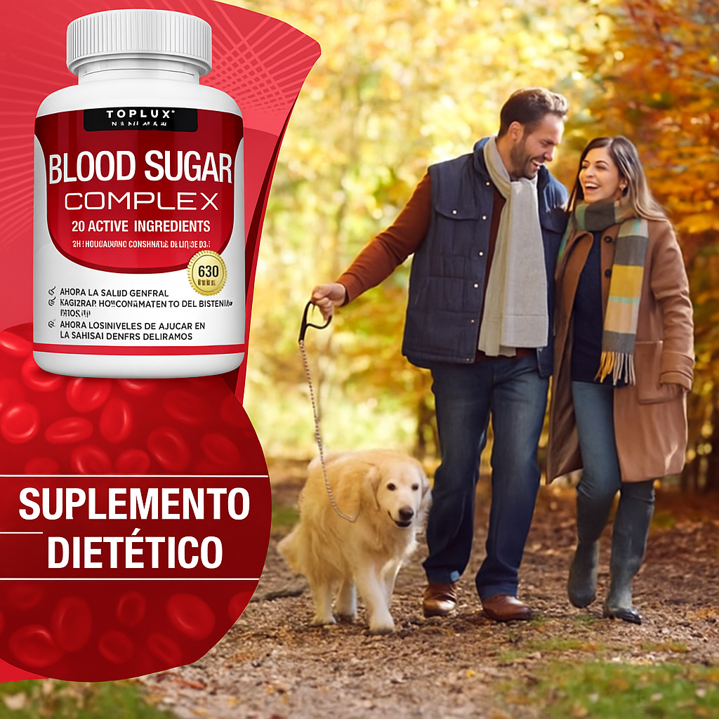 Blood Sugar Complex Toplux - 60 Cápsulas