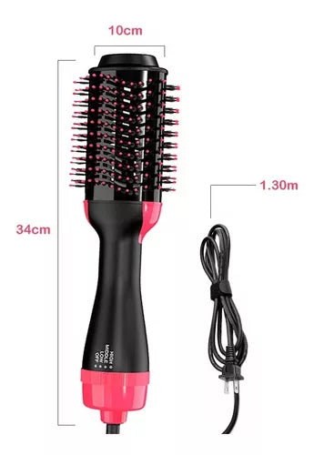 Cepillo Secador 3 en 1 - Seca Alisa y Riziza Cabello en Casa