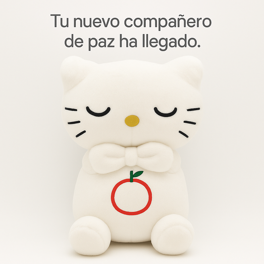 Gato peluche relajante