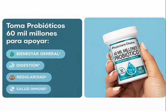 Physicians Choice Combo Enzimas Probióticos - Digestión Natural
