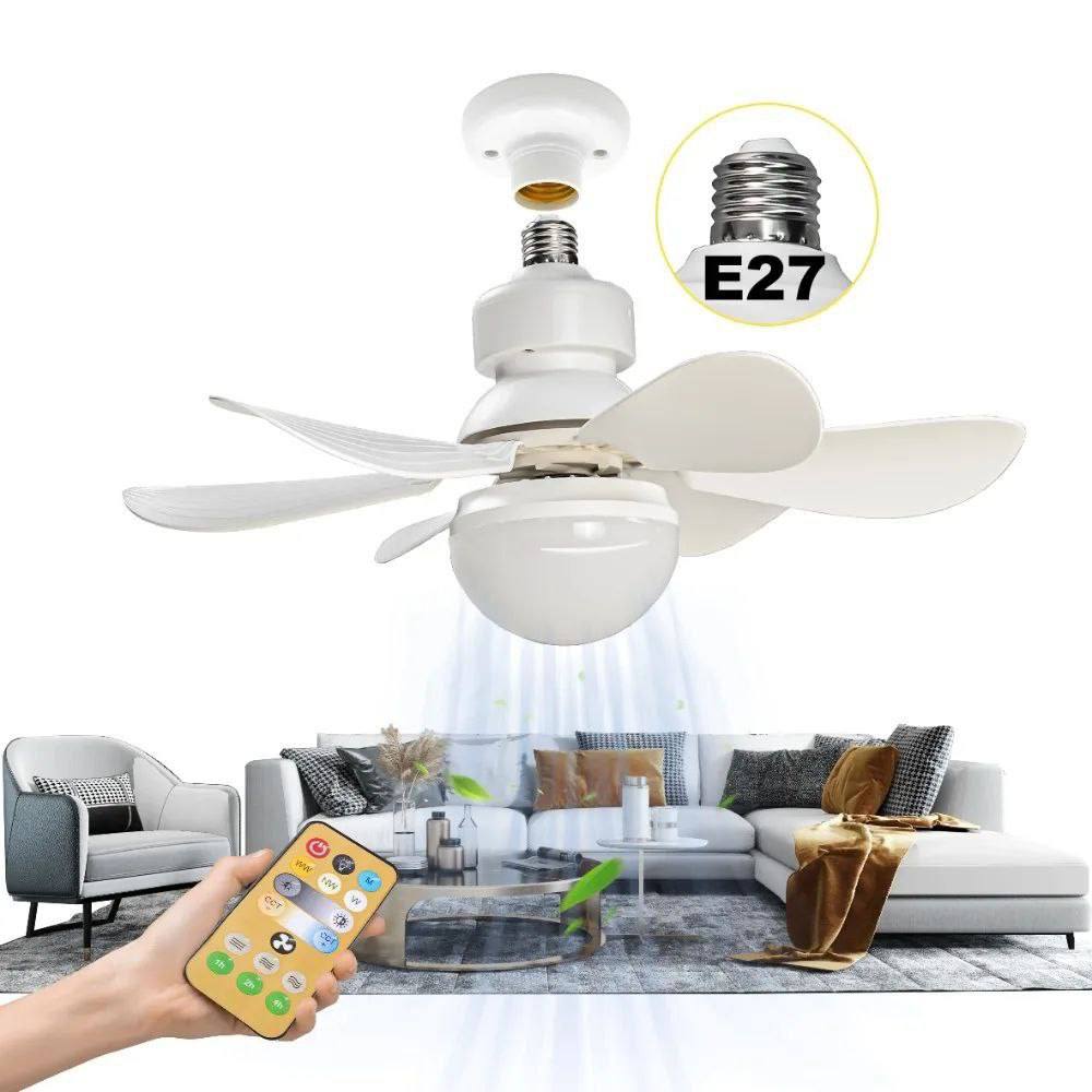 Foco con ventilador y control remoto