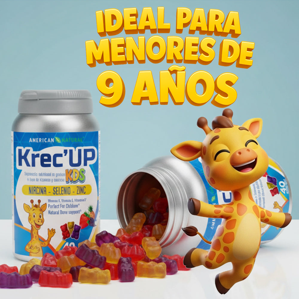 Krec' Up Kids Gomitas 40 - Vitaminas Niños Frutas