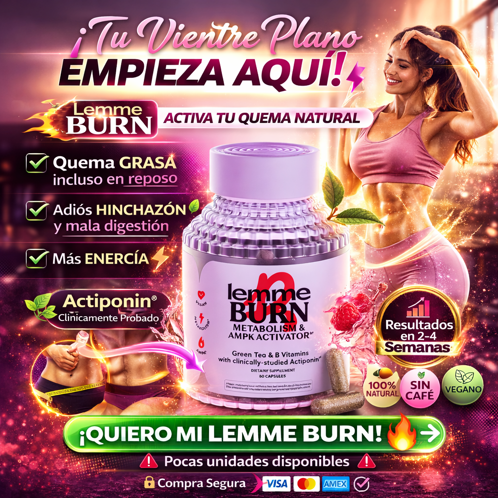 Lemme Burn 60 Unidades - Quema Grasa Suplemento Fitness