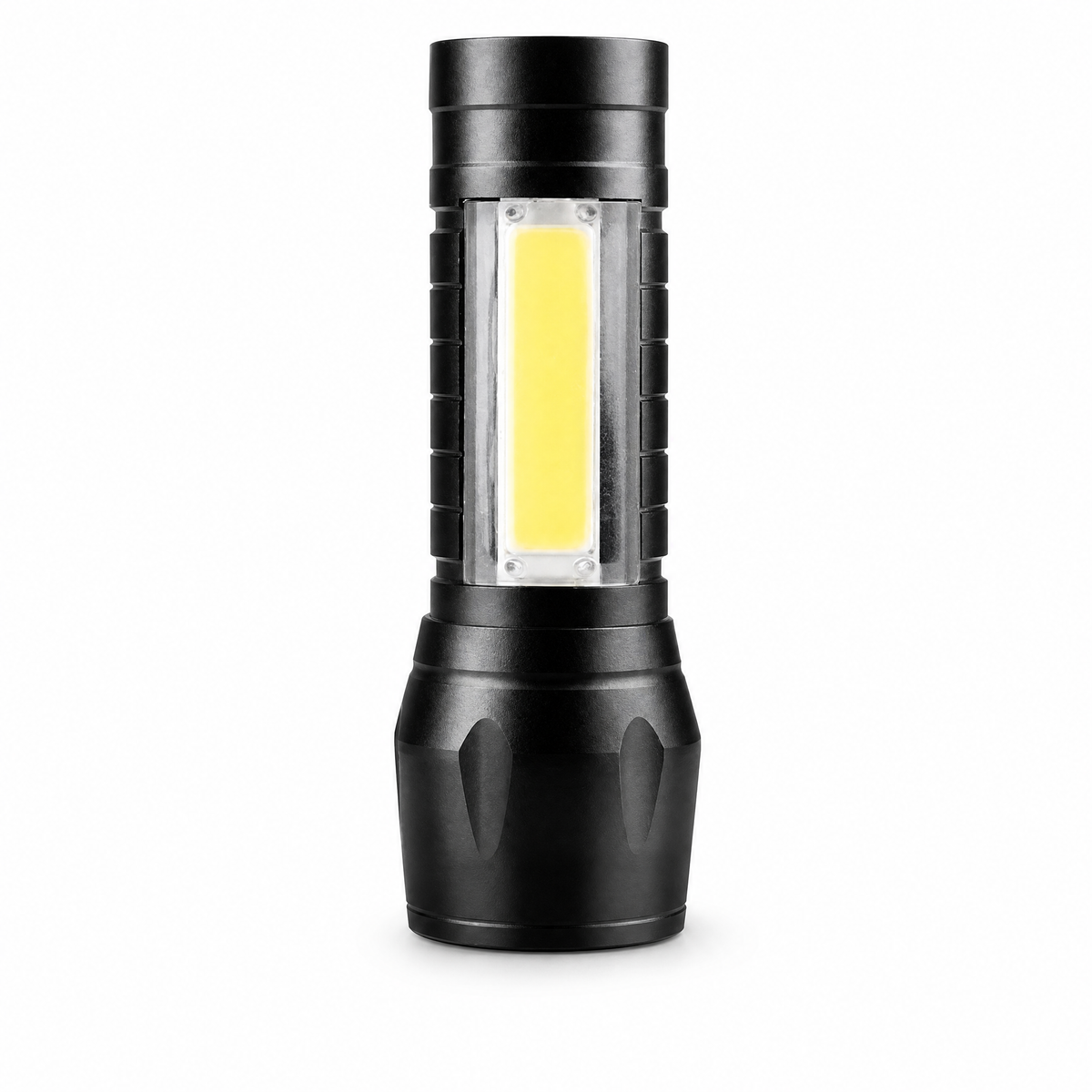 Linterna táctica recargable con luz LED de alta potencia