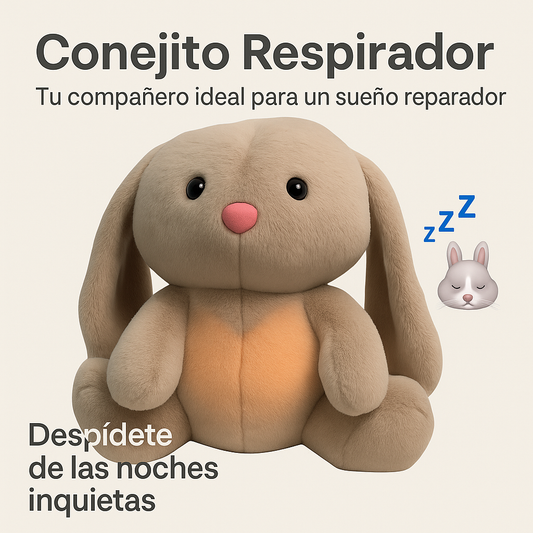 Conejo peluche relajante