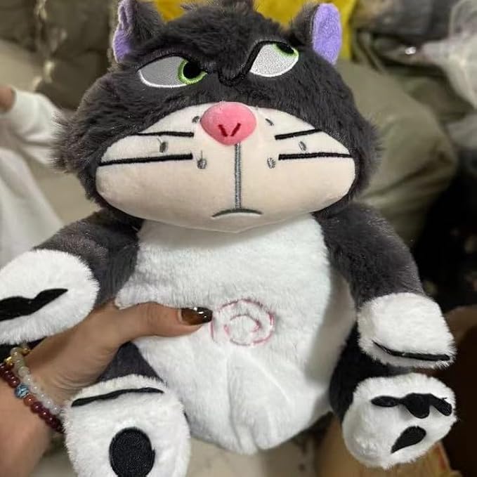 Peluche Gato Lucifer Relajante 30cm - 4 Modos Respira y Música | Regalo Niños