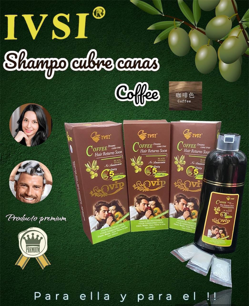 Shampoo Cubre Canas IVSI - 400 ml