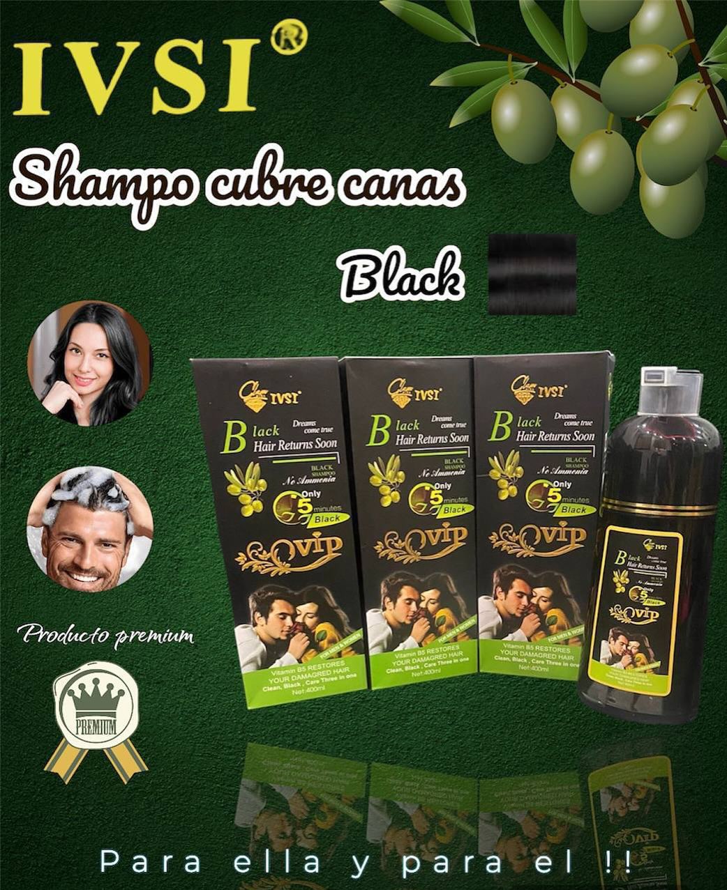 Shampoo Cubre Canas IVSI - 400 ml