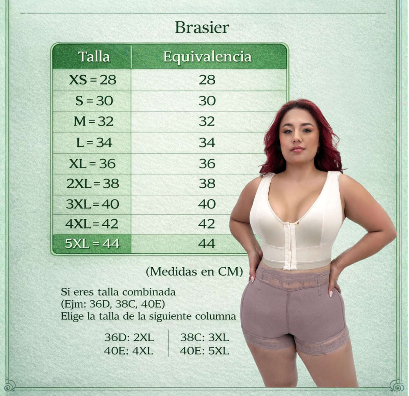 Brasier con Realce 2607 - Soporte y Realce Natural