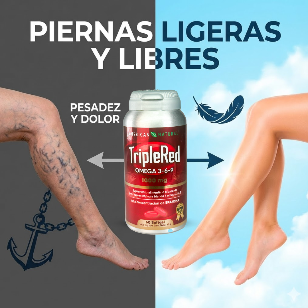Omega 369 Triple Red Corazon Articulaciones Ecuador