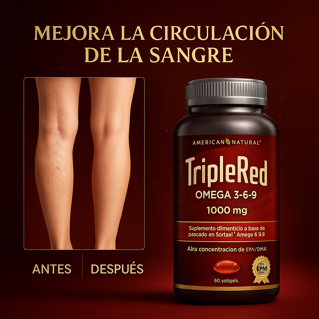 Triple Red Omega Capsulas Corazon Natural Ecuador