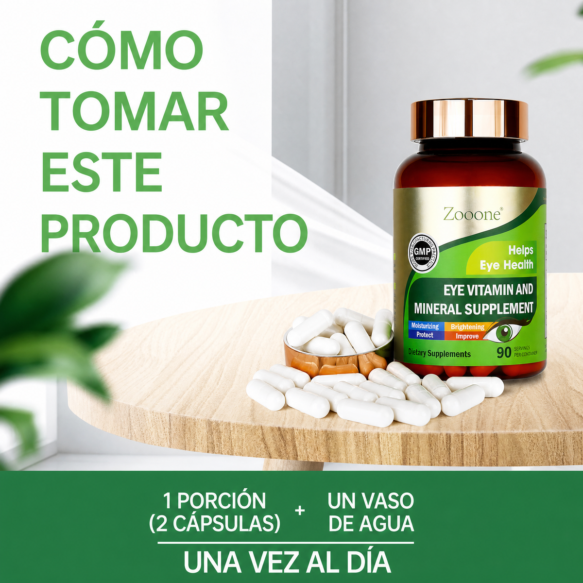 Zooone Vitaminas Oculares 90 Cápsulas - Imagen del producto 3
