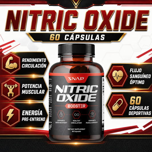 Nitric Oxide 60 Cápsulas - Rendimiento Circulación Vascular