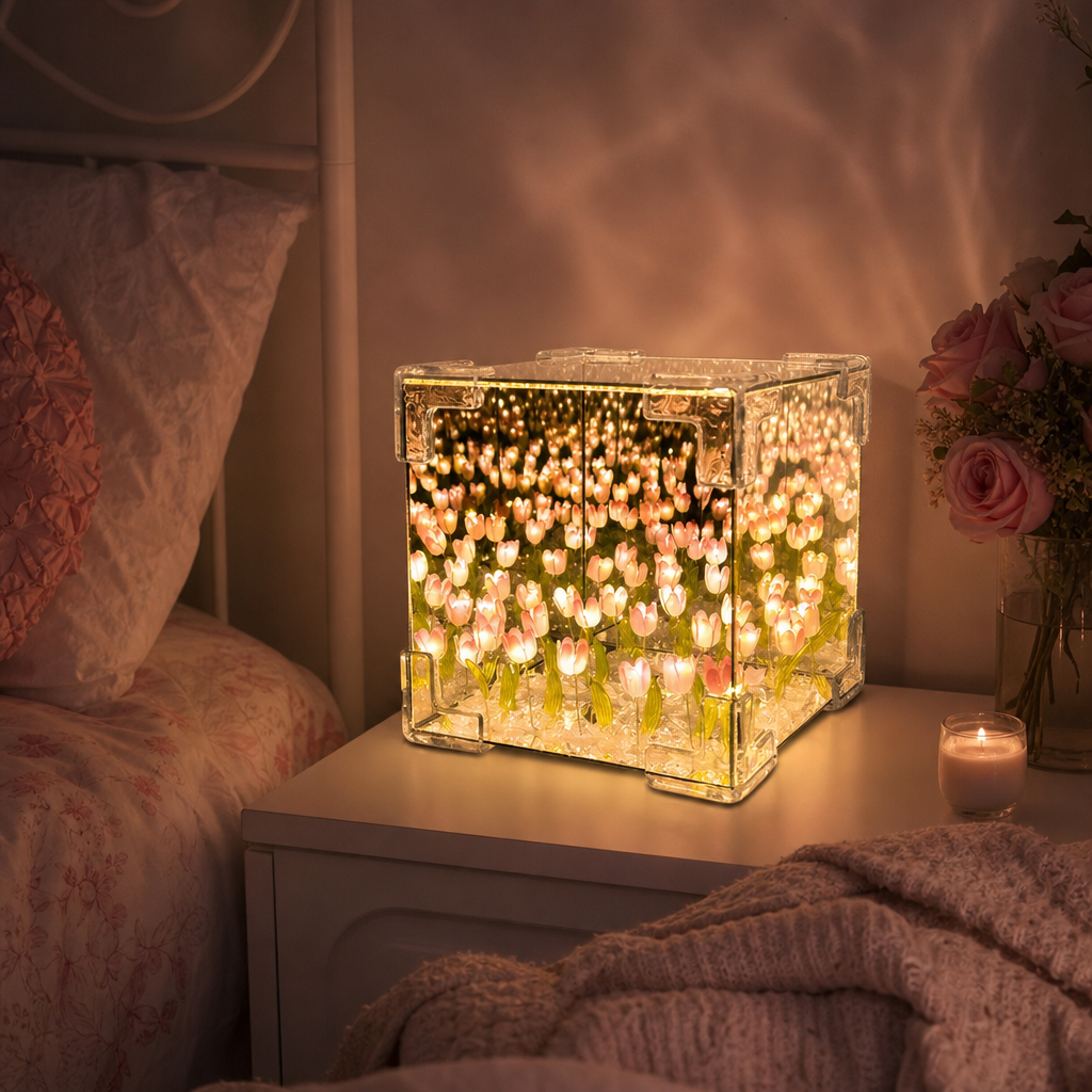 Lampara Tulipanes 30 Flores - Lifestyle Ambiente Romantico Nocturno Ecuador