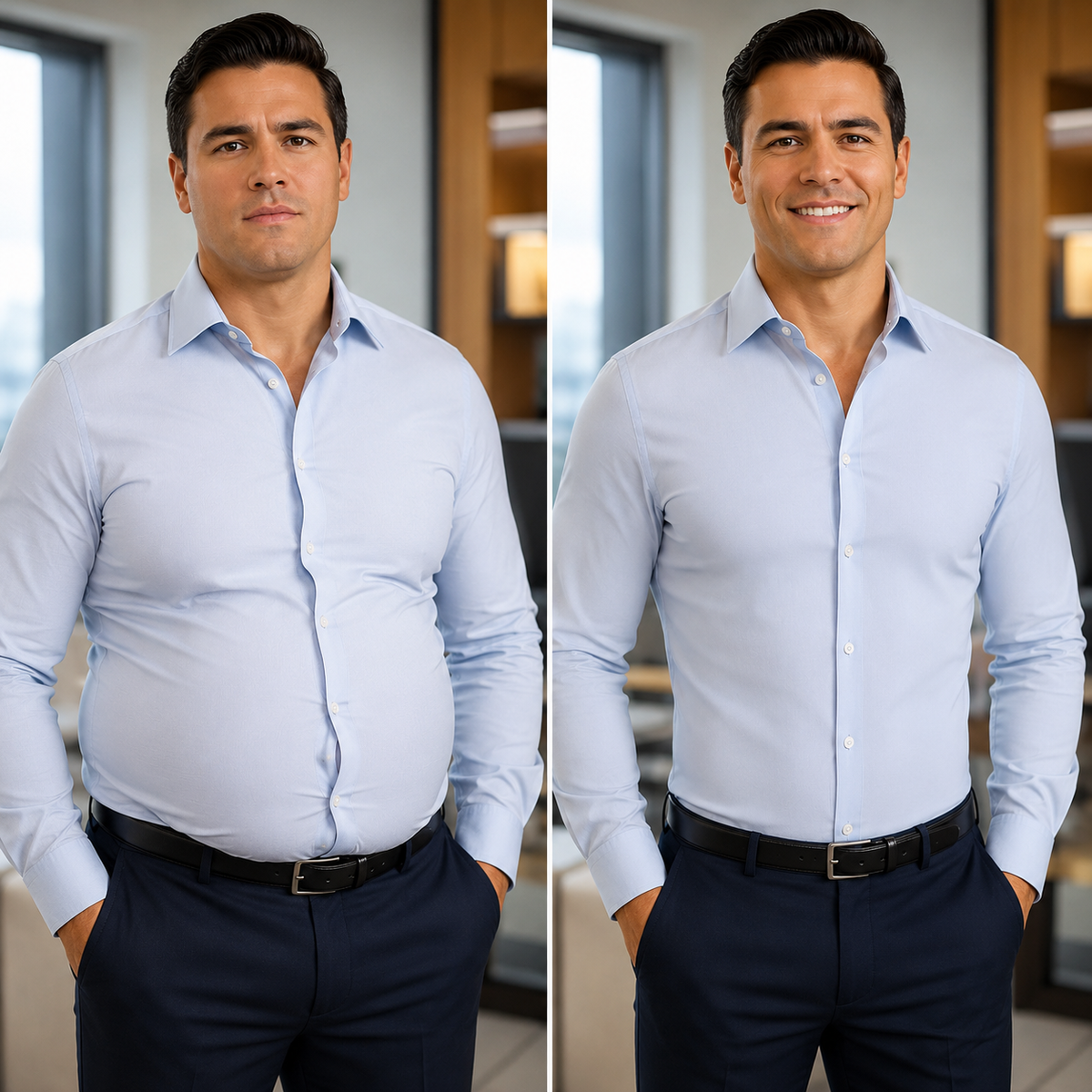 Chaleco Compresion - Lifestyle Hombre Delgado Silueta Ecuador
