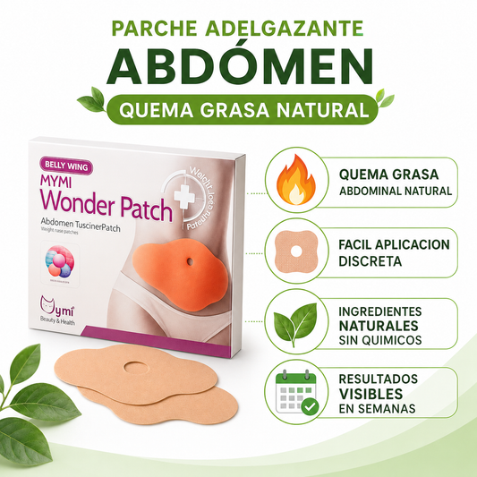 Parche Adelgazante Abdomen - Infografico Quema Grasa Natural Ecuador