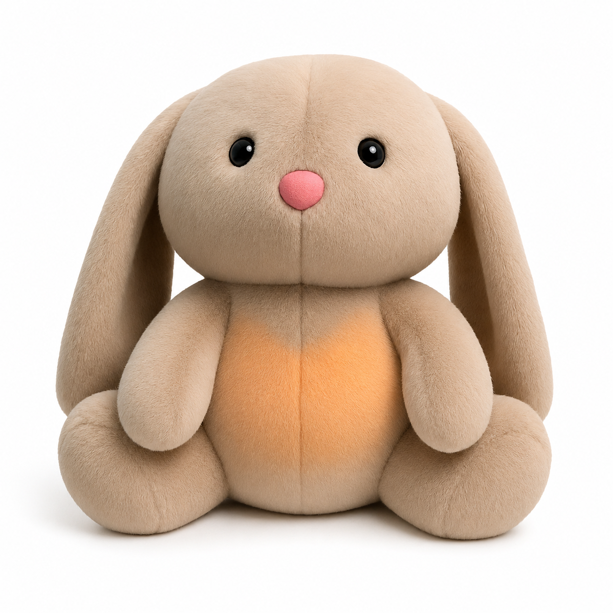 Peluche Conejo Relajante 30cm Respiracion - Producto Fondo Blanco Ecuador