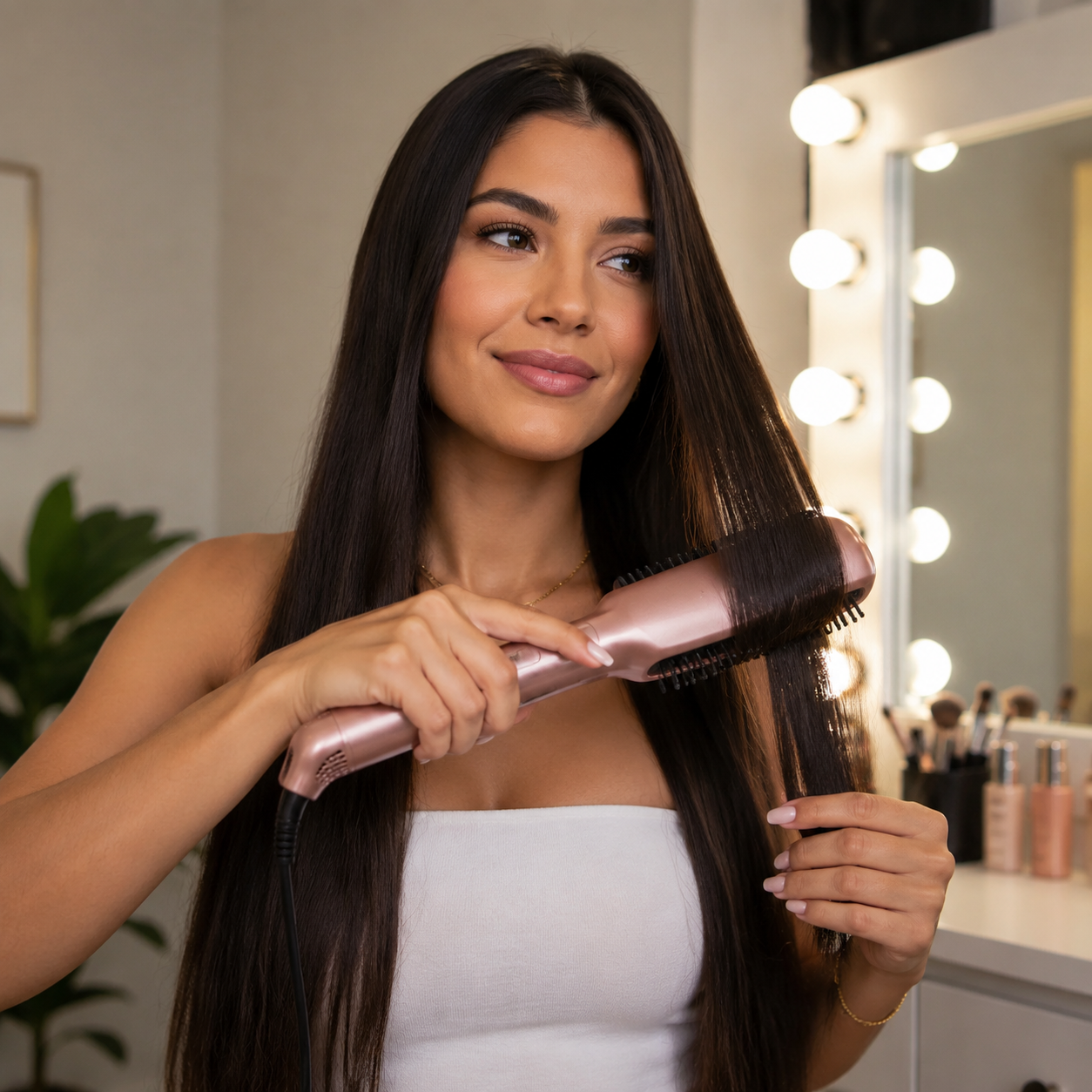 Cepillo Alisador 5 en 1 - Lifestyle Mujer Cabello Liso Ecuador