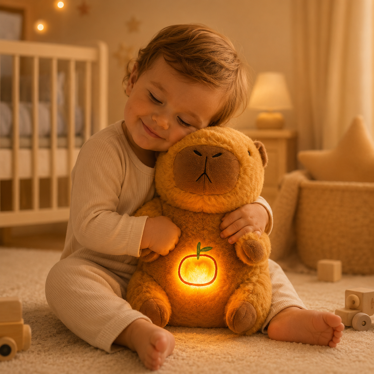 Peluche Capibara Relajante - Lifestyle Bebe Calma Sueno Ecuador
