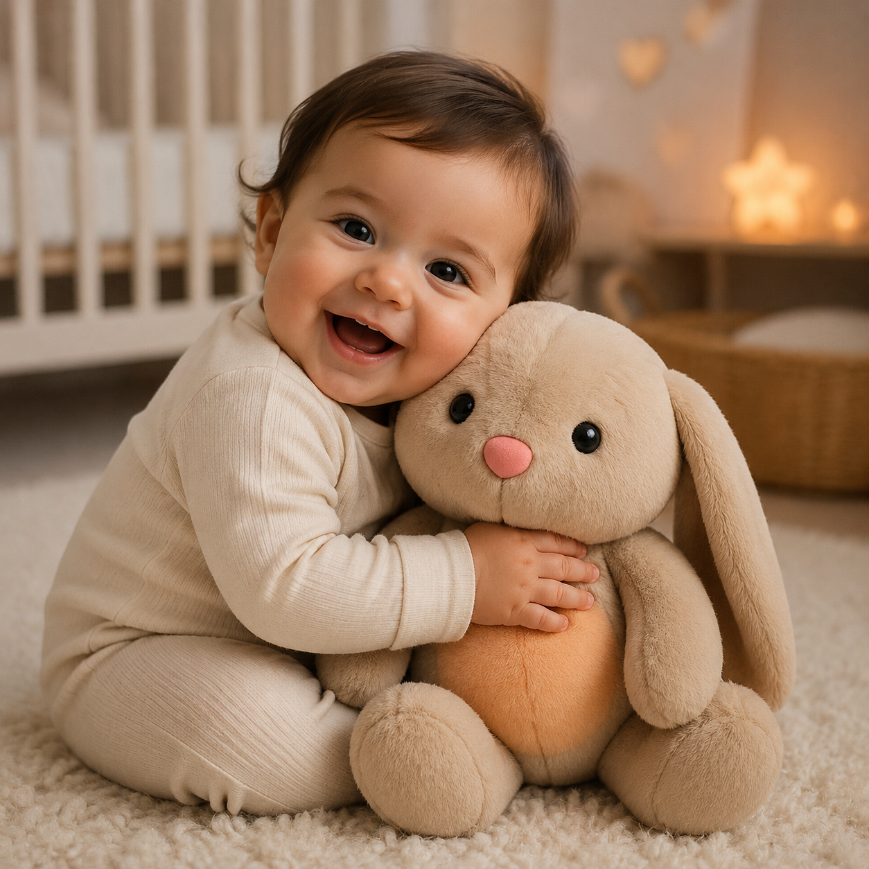 Peluche Conejo Relajante - Lifestyle Bebe Calma Sueno Ecuador