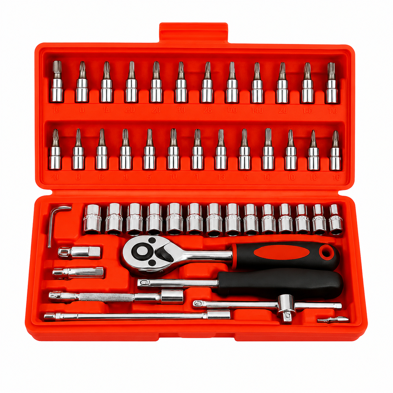 Juego Herramientas 46 en 1 Kit Reparacion - Producto Fondo Blanco Ecuador